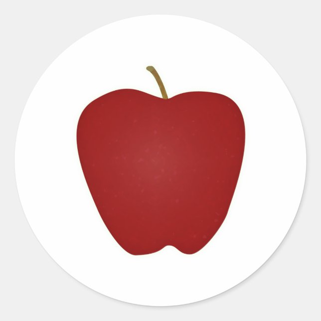 Adesivo Logotipo da Apple Red Delicious (Frente)
