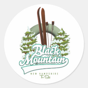 Adesivo logotipo da Black Mountain New Hampshire Ski.