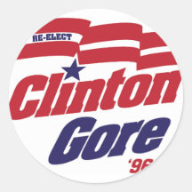 Logotipo da campanha Vintage Clinton/Gore 1996