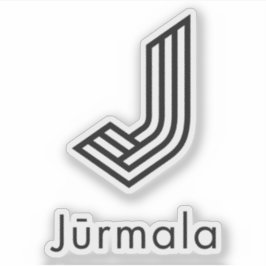 Adesivo Logotipo da cidade de Jūrmala, Letônia