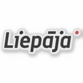 Adesivo Logotipo da cidade de Liepāja, Letônia