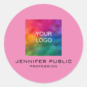 Adesivo Logotipo da empresa adicione seu texto personaliza