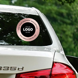 Adesivo Logotipo da empresa Website Carro Janela Decano Ro