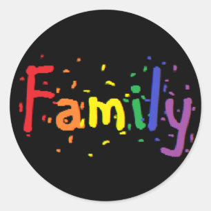 Adesivo Logotipo da família de LGBT