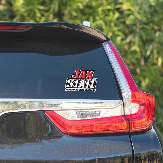 Adesivo Logotipo da Jacksonville State University JAX STAT (Lado do carro)