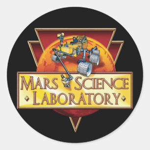 Adesivo Logotipo da Missão do Laboratório de Ciências Mars