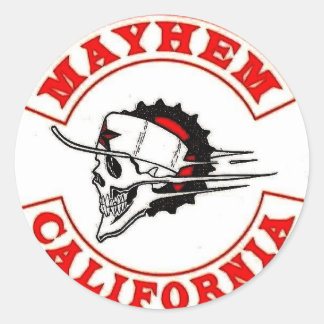 Adesivo Logotipo da Moto Mayhem