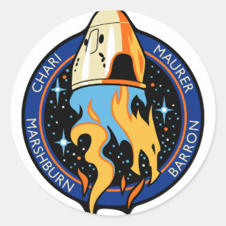 Adesivo Logotipo da NASA SpaceX Crew 3