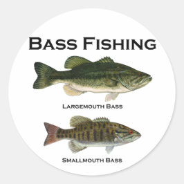 Adesivo Logotipo da pesca da perda (largemouth -