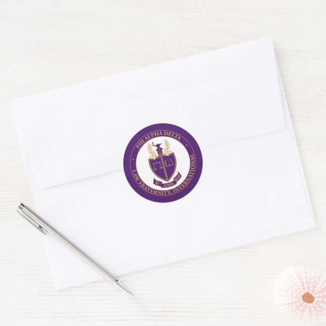 Adesivo Logotipo da Phi Alpha Delta (Envelope)