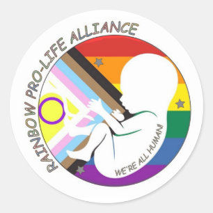 Adesivo Logotipo da Rainbow Pro-Life Alliance
