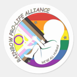 Adesivo Logotipo da Rainbow Pro-Life Alliance