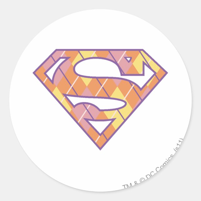 Adesivo Logotipo da Supergirl Argyle (Frente)