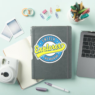 Adesivo logotipo da Sweden Explorer into Adventure.