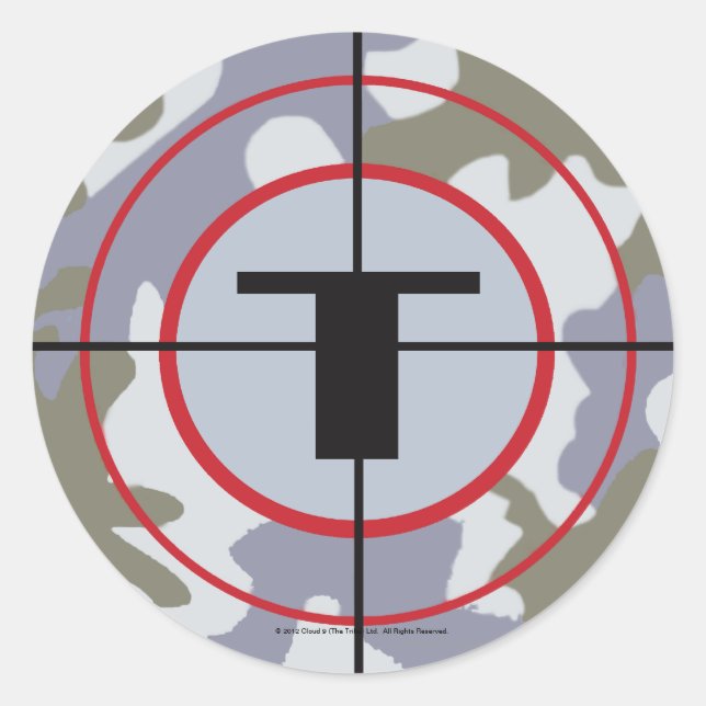 Adesivo Logotipo da tribo Techno (Frente)