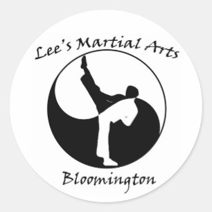 Adesivo Logotipo das artes marciais de Lee