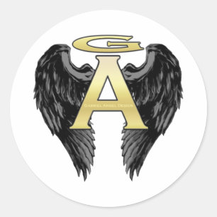 Adesivo Logotipo das asas Gabriel Angel Design