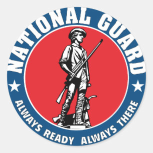 Adesivo Logotipo das forças armadas do Minuteman da guard