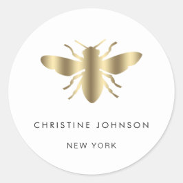 Adesivo logotipo de abelha