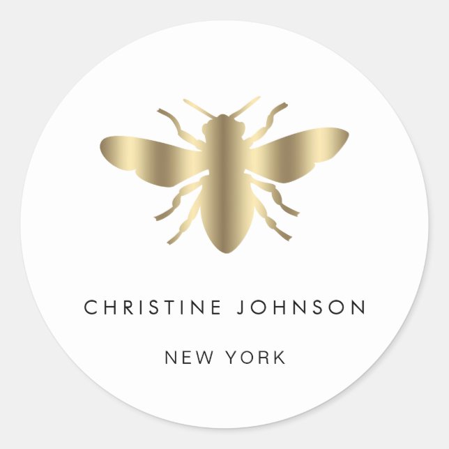 Adesivo logotipo de abelha (Frente)