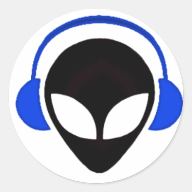 Adesivo Logotipo de Alienígena Sonic (Frente)