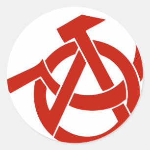 ADESIVO LOGOTIPO DE ANARQUIA DO HAMMER SICKLE