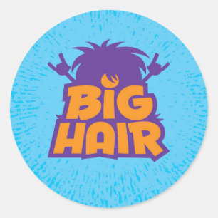 Adesivo Logotipo de Banda de Cabelo Grande