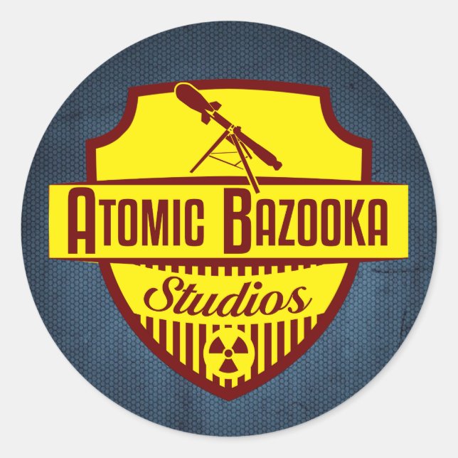 Adesivo Logotipo de Bazoka Atômica (Frente)