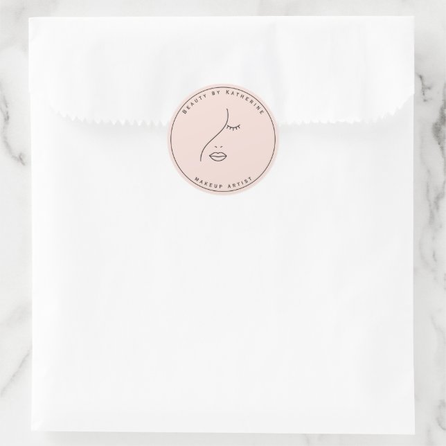 Adesivo Logotipo de Beleza para a Mulher Abstrato moderna (Bolsa)