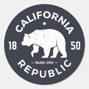 Adesivo Logotipo   de Califórnia o Golden State