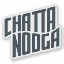Adesivo Logotipo de Chattanooga, Tennessee, EUA