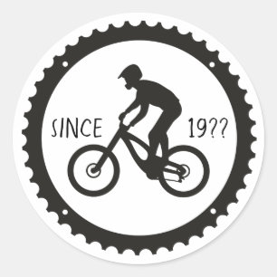 Adesivo Logotipo de Ciclista