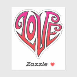 Adesivo Logotipo de coração