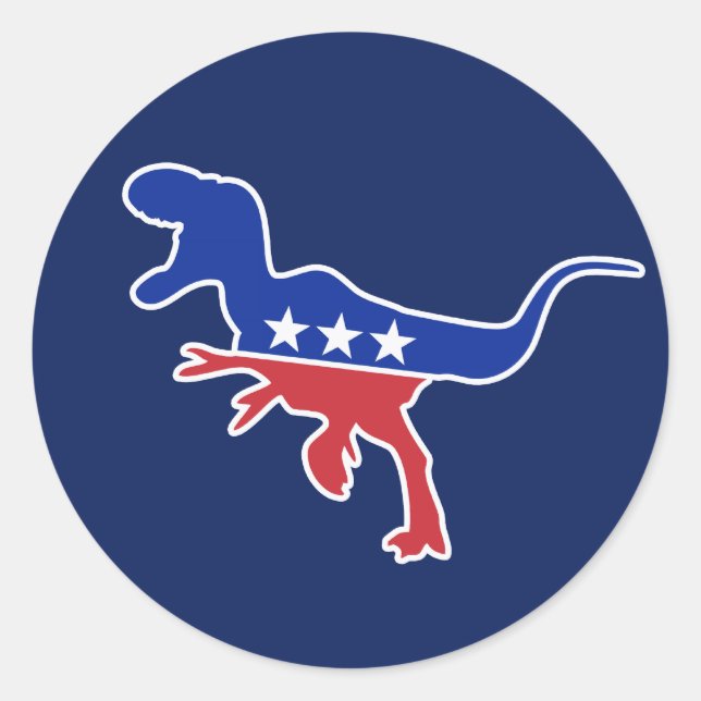 Adesivo Logotipo de Dino Party (Frente)
