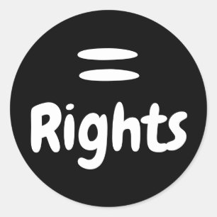 Adesivo Logotipo de direitos = (Igual)
