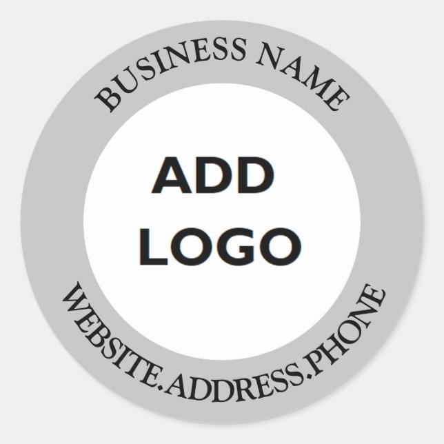 Adesivo Logotipo de empresa personalizado (Frente)