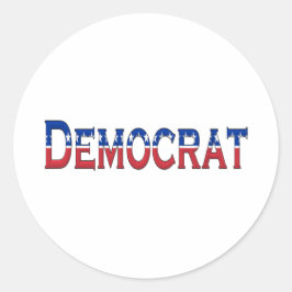 Adesivo Logotipo de Estrelas Democratas e Stripes