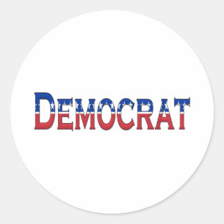 Adesivo Logotipo de Estrelas Democratas e Stripes