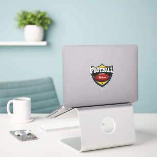 Adesivo Logotipo de futebol de nome personalizado