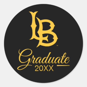 Adesivo Logotipo de Gradução da Long Beach State