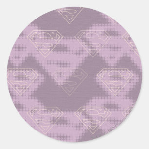 Adesivo Logotipo de Halftone Puro da Supergirl