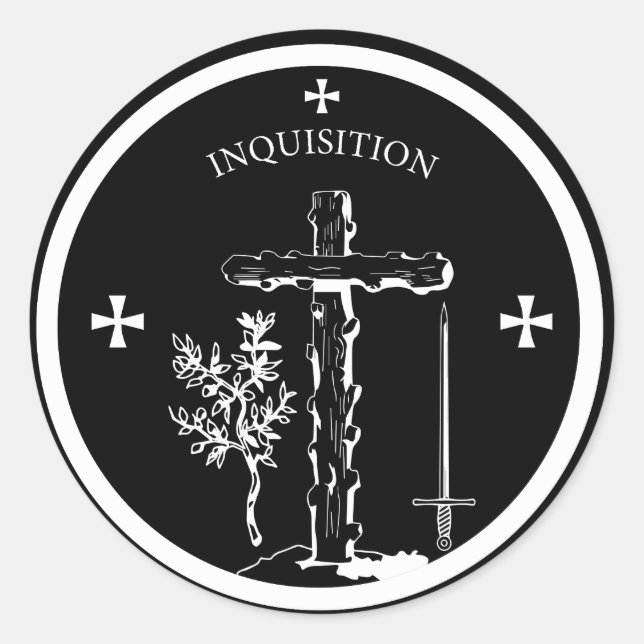 ADESIVO LOGOTIPO DE INQUISIÇÃO (Frente)