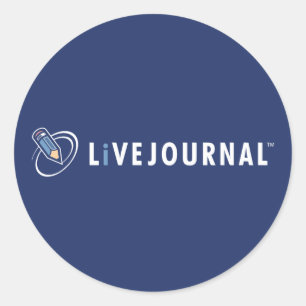 Adesivo Logotipo de LiveJournal horizontal