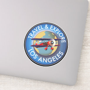 Adesivo logotipo de Los Angeles de viagem explorar