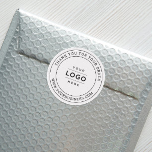 Adesivo Logotipo de Negócio Personalizado Agradecimento Br