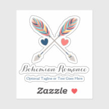 Logotipo de Nome com Corações e Flechas Cruzadas B