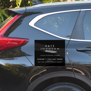 Adesivo Logotipo de preenchimento de pena do agente de ass