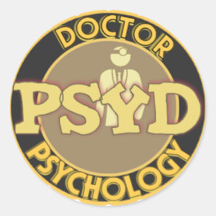 Adesivo LOGOTIPO de PsyD - DOUTOR PSICOLOGIA