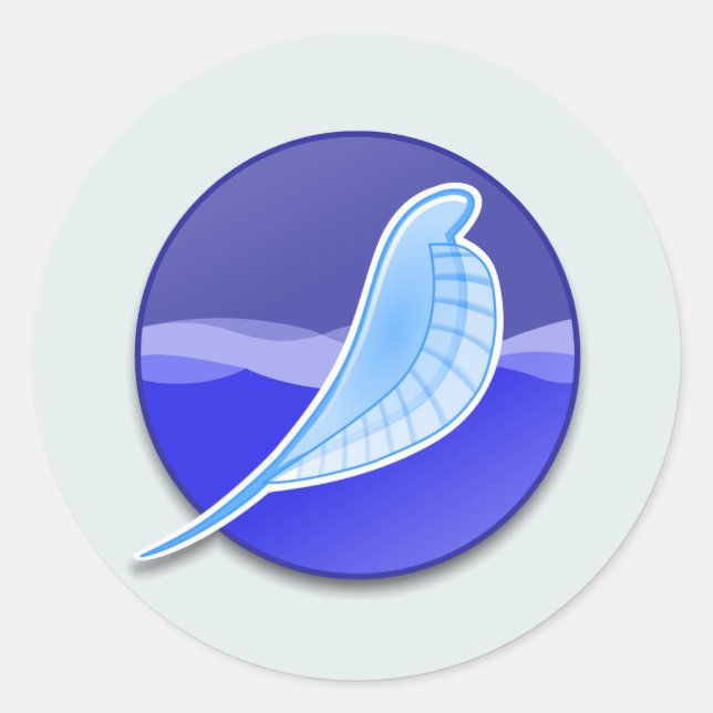 Adesivo Logotipo de SeaMonkey (Frente)