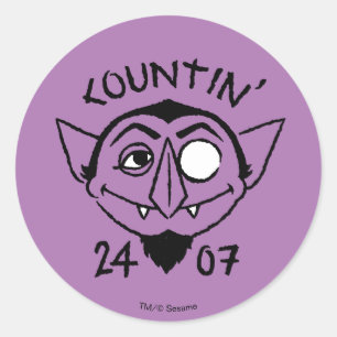 Adesivo Logotipo de Skate do Conde von Count - Contando 24
